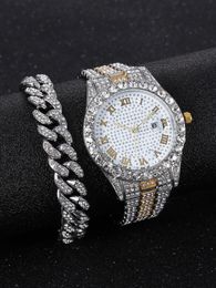 Otros relojes Diamante Hombres Mujeres Relojes Reloj de oro Señoras Reloj de pulsera Lujo Unisex Pulsera Relojes Mujer Reloj Relogio Feminino 230607