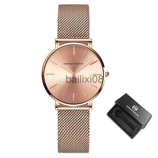 Autres Montres Drop Shipping A ++++ Qualité En Acier Inoxydable Bande Japon Mouvement À Quartz Étanche Femmes Plein Or Rose Dames De Luxe Montre-Bracelet J230728