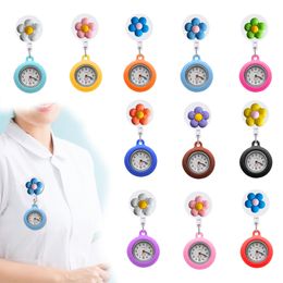 Autres montres fleuron Clip Pocket Retractable Digital Clock Gift Brooch pour les travailleurs médicaux Nurse Watch on Quartz avec des OTC d'occasion