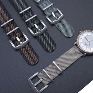 Autres montres Bracelet en nylon NATO de haute qualité, 20mm 22mm, tige à ressort à dégagement rapide, bracelet de montre militaire utilisé pour remplacer les bracelets par des accessoires de montre J240222