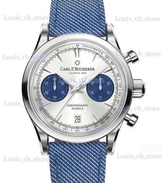 Autres montres Vente chaude Nouveau Carl F. Bucherer Malelon Série Mode Business Chronographe Top Strap Automatique Date Quartz Hommes T231206