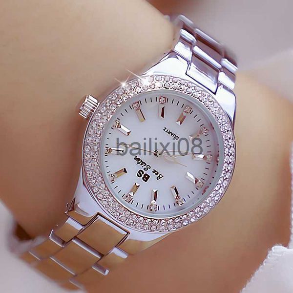 Autres Montres Dames Montres-Bracelets Robe Élégante Femmes Marque De Luxe Montre 2022 Argent Or Quartz Femme Montres Brelet Montre-Bracelet Pour Femme J230728