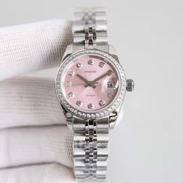 Otros relojes Marca de lujo 2023 31MM automático Miyota 6t51 movimiento esfera rosa 904L correa de acero inoxidable reloj casual para mujer 116522 230714