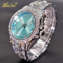 Overige Horloges MISS Modemerk Street Style Hip Hop Unisex Quartz Glanzend Diamant Uurwerken Bruiloft Sieraden Drop 231214