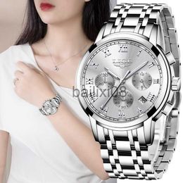 Autres Montres Nouvelle Mode Femmes Montres LIGE Top Marque Dames De Luxe Creative Acier Femmes Brelet Montres Femme Quartz Étanche Montre Cadeau J230728