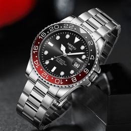 Autres montres NIBOSI automatique hommes marque de luxe mode montre mécanique en acier inoxydable bande mâle montre-bracelet pour horloge Relogio Masculino 231219
