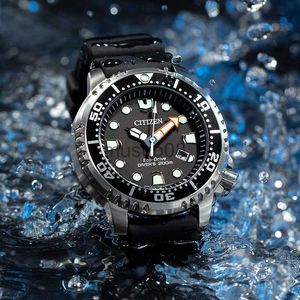 Autres montres Original Sports Diving Silicone Luminous Men's Watch BN0150 Eco-Drive Fashion Watch J230606