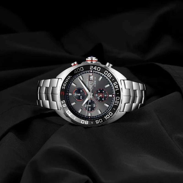 Autres montres OUPAI 2022 Nouvelle arrivée Sports Chronographe Fonction d'arrêt Formule 1 Design Tag Lumineux Racing Étanche avec calendrier Q231204