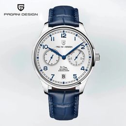 Otros relojes PAGANI DESIGN Pilot Men's Top Brand Men Reloj de pulsera mecánico Reloj de pulsera de cristal de zafiro Reserva de energía Reloj automático para 231123