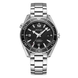 Otros relojes PHYLIDA 500m Men s 43 5mm Automatic Diver Watch Esfera negra Cristal de zafiro Skyfall Edición especial Inserto de cerámica NH35A 230714