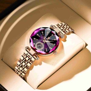 Andere Horloges POEDAGAR Horloge voor Vrouwen Luxe Sieraden Ontwerp Rose Goud Staal Quartz Horloges Waterdicht Mode Zwitsers Merk Dames Horloges J230728