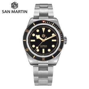 Other Watches San Martin Upgraded V2 BB58 6200 Limited Edition Watch 120 Clicks Matte Bezel NH35 Automatic Mechanical Wristwatches Sapphire 231216