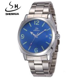 Autres montres SHENHUA automatique auto-vent mécanique montres pour hommes étanche Date horloge affaires décontracté cadeaux horloges mannen 231219