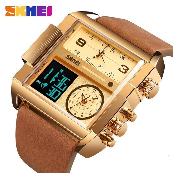 Otros relojes Skmei Top Brand 3 Time Sports Mens Military Back Light Chrono Digital Reloj de pulsera Alarma Fecha Reloj Reloj Hombre 230921