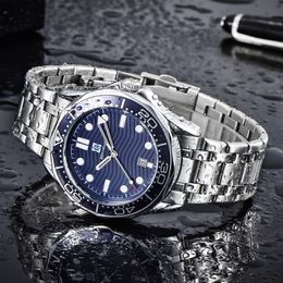 Andere Horloges Stalen Heren Horloge Top Merk Luxe Hoge Kwaliteit Waterdicht Auto Datum Quartz Horloge Heren Militair Leger Relogio masculino 230619