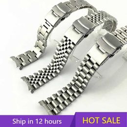 Autres montres Convient au bracelet en acier inoxydable solide de précision 20 mm 22 mm bracelet de sport pour hommes SRPD skx007skx009 SRPD63K1 utilisé pour le bracelet à extrémité incurvée anniversaire J2