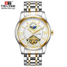 Autres montres Tevise Haute Qualité Hommes Top Marque De Luxe Saphir Étanche Automatique Mécanique Montre-Bracelet 230921