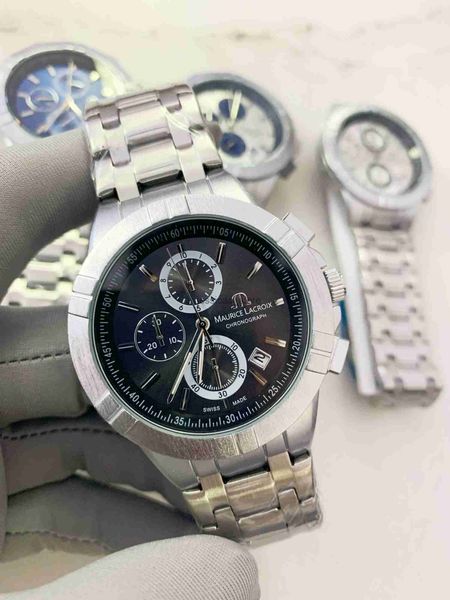 Autres montres Top Vendez Maurice Lacroix Aikon Vikings Quartz Watch Men Limited Edition Chronograph Watch for Men Clock Relogio Masculino J231221