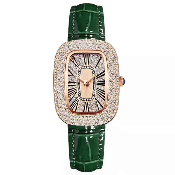 Autres montres WOKAI haute qualité mode luxe plein diamant oeuf diamant dame quartz ceinture montre fille étudiant bal horloge vintage 231216
