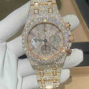 Otros relojes Reloj de pulsera de lujo vvs1 para hombre, joyería de alta gama, diamante natural GIA personalizado para watch7WIST397OF5Y