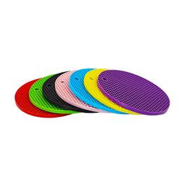 Andere rookpijpblokken van water Accessoires Hookah Siliconen Mat Anti-Abrasion Water Bongs Pad Multifunctionele Siliconen Mats Bowl Saucer Cup Cushion ZL1048