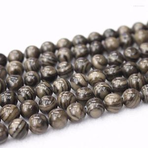 Autres perles de jaspe de café en gros 6mm 8mm 10mm 12mm perles lisses et rondes. Perles de fabrication de bijoux à bricoler soi-mêmeAutre Edwi22