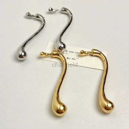 Autre xialuoke Minimaliste à bande longue à bande d'eau Boucles d'oreilles pour les femmes Personnalité de la mode Fonction d'oreille Lady Classic Jewelry Accessoires 240419