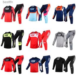 Autres vêtements 2021 180/360 Revn/Oktiv/Mach/FAZR Air Pants Moto Motocross Racing Suit Kits pour hommes Équipement de moto SetL231007