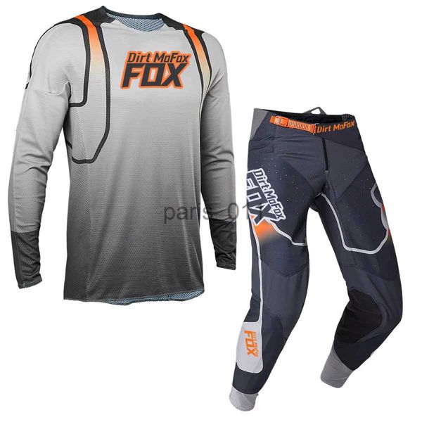 Otras prendas de vestir 2023 Motocross Racing Gear Set 180/360 Bnkr Pantalones Mountain Offroad Kits Men MX BMX Dirt Bike Traje para adultos x0926