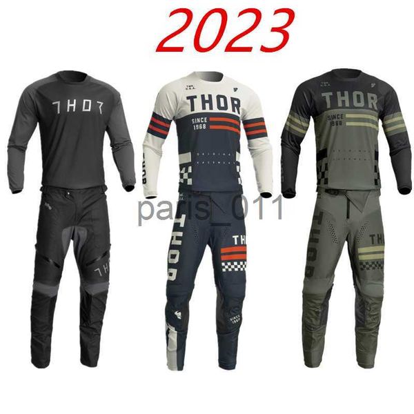 Autres vêtements 2023 Racing Motocross Set Motorcycle Clothing ATV Dirt Bike Clothing Moto Off Road MX Gear Set MX03 X0926