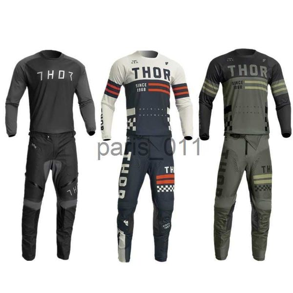 Autres vêtements 2023 Racing MX Race Wear Motocross Set Vêtements de moto ATV Dirt Bike Vêtements Off Road Gear Set x0926