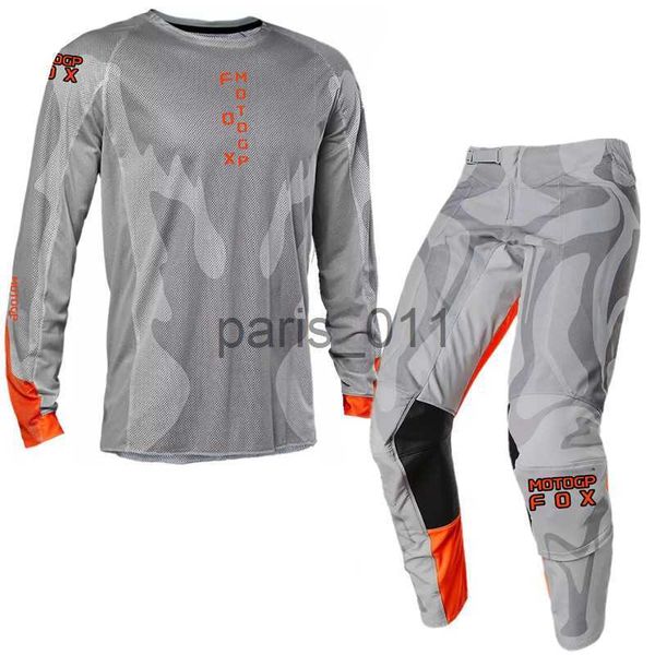 Autres vêtements 2023 Version supérieure Motocross Racing MotoGP 180/360 Gear Set Mach Pantalon Mountain Offroad Mens Kit Costume de moto x0926