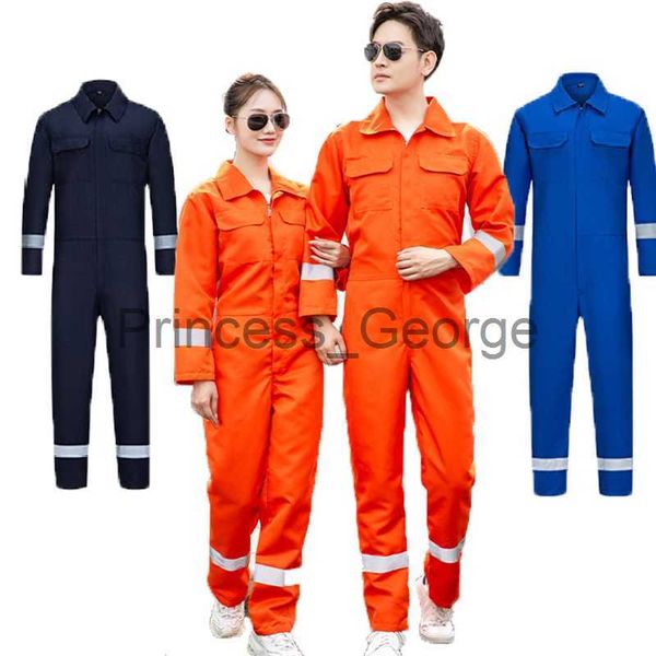 Autres Vêtements Combinaison Hommes Femmes Peintre Léger Sécurité Travail Uniforme Haute Visibilité Mineur Porteur Mécanicien Construction Réparateur Usine Vêtements x0711