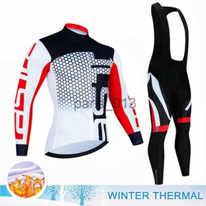 Overige Kleding Fietskleding Sets 2023 Winter Thermische Fleece Fietskleding Set Racefiets Fietspak Mountian Fietskleding Ropa Ciclismo HKD230625 x091