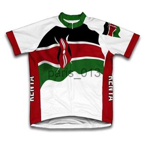 Autres vêtements Chemises de cyclisme Tops KENYA Maillot de cyclisme pour hommes Custom Cycling Road Mountain Race Jacket Vêtements de cyclisme Vêtements de course 230820 x0915