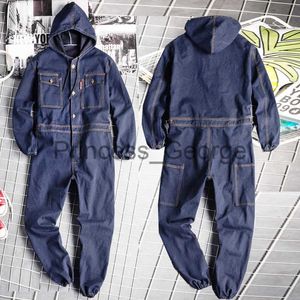 Anderen Kleding Denim overall Elektrisch laspak Arbeidsverzekering Kleding Autoreparateur Werkkleding Hoge kwaliteit pasvorm M4XL x0711