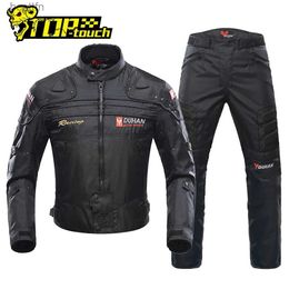 Otra ropa DUHAN Chaquetas de motocicleta Hombres Montando Motocross Racing Chaqueta Traje Moto Chaqueta Impermeable A prueba de frío Ropa de moto ProtecciónL231007