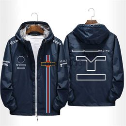 Autres vêtements F1 Jacket Formula One Racing Team Tops à capuche Hommes et femmes 2021 Automne / Hiver Racing Suit Vestes x0912