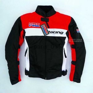 Autres vêtements pour HRC Moto Jacket Racing Team Moto Riding Summer Mesh Protection Off-Road Manteau avec protection rouge noir x0926