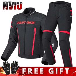 Autres vêtements HEROBIKER Veste de moto imperméable Moto Protection Veste de motocross avec Linner Motobiker Racing Suit Riding RacingL231007