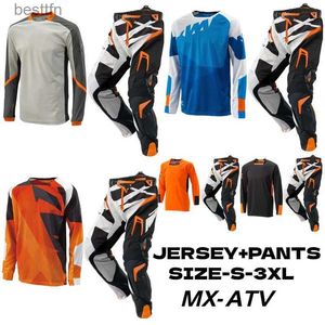 Autres vêtements de haute qualitéMotocross et pantalons MX ATV Combo Motocross Racing Racewear Dirt Bike Off Road Riding Gear Set 3XL / 40 TailleL231007
