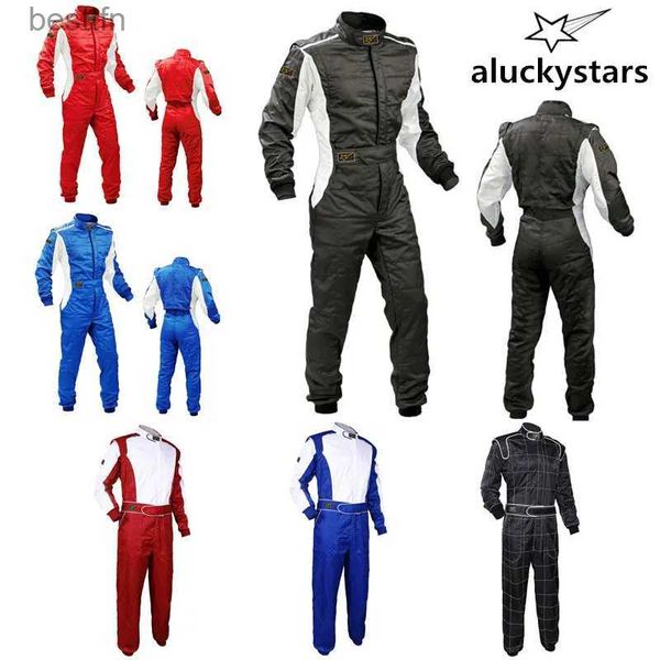 Otra ropa de alta calidad F1 traje de carreras de coches mono 4WD Rally Kart traje monos hombres mujeres a prueba de fuego impermeable motocicleta Karting SuitL231007