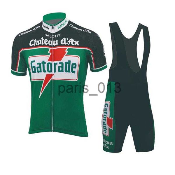 Otros ropa hombres clásico ciclismo jersey verano manga corta traje retro bicicleta desgaste jersey carretera ciclismo ropa personalizada x0915