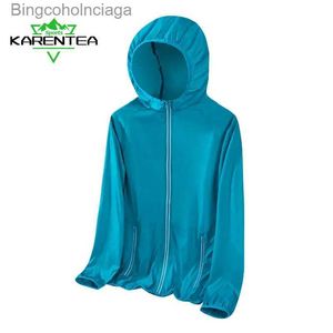 Kleding Heren Running Jacket Capuchon Reflecterend Zonbescherming Unisex Ademend Waterdicht Joggen Gym Sport Sneldrogend Dames RegenjasL231215