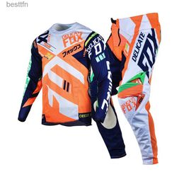 Autres vêtements Combinaison de motocross 360 Division et pantalon Combo MX Dirt Bike Kit d'équipement de course de descente tout-terrain L231007