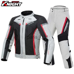 Anderen Apparel Motorfietsjasbroeken Pak Waterdichte reflecterende racevack Men Biker Verwijderbare voering Motorkleding Four Seasons X0926