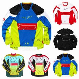 Autres vêtements Costumes de course de moto Les nouveaux maillots de descente tout-terrain sont personnalisés dans le même style x0912