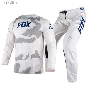 Autres vêtements MX ATV Bike Racing 180 Oktiv Trev Pantalon Combo Motocross Moto Racing Suit Mountain Offroad KitsL231007