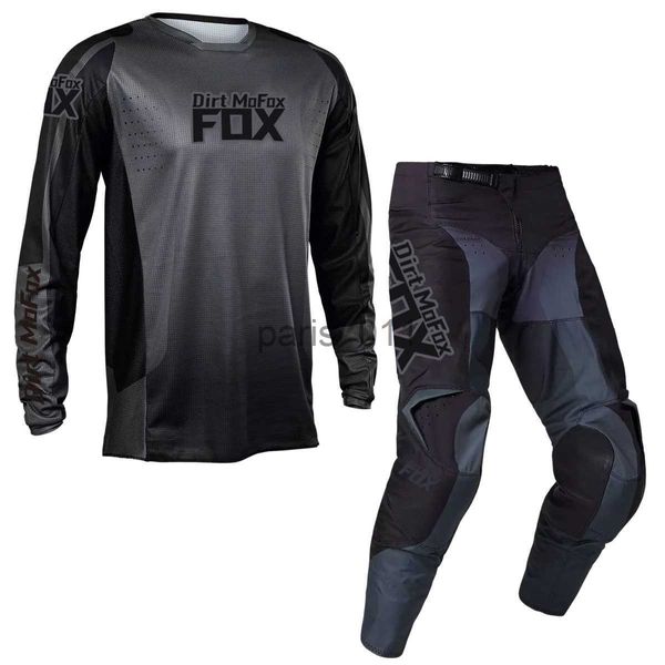 Autres vêtements Nouveau 180 Leed Geat Set Pantalon de course de motocross MX BMX Dirt Bike Kits Street Moto Offroad Suit Mens x0926