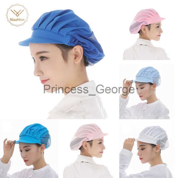 Autres vêtements nouveau chapeau de cuisine élastique hommes femmes chapeau de chef restaurants accessoires anti-poussière casquette de cuisine respirant hôtel cuisinier casquette travail uniforme x0711